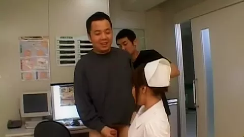 Asian foursome nurses fucked