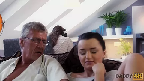 DADDY4K. Smart teen 18+ revenges on busy BF by seducing his handsome Step dad