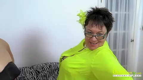 OldNannY Lacey and Honey Using Sex Toys