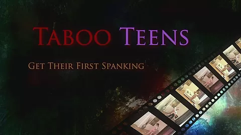 Taboo teens 18+ Get Their First Spanking
