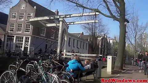 Punky dutch prostitute fucking a tourist