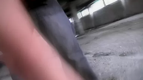 Sexy blonde chick sucking a cock and swallows jizz