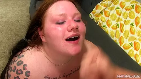 A Skinny Dude Makes Fat Tart Ramblin Rose Blow Him and Ride His Hard Cock