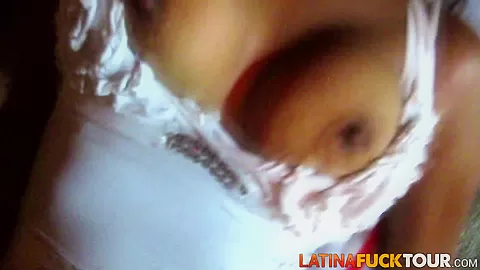 Scandalous Latina Fucked Hard - Doesn't Know Everyone Is Watching