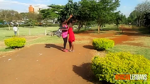 African Dykes Have Hot Shower Session