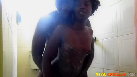 A Quick Suck And Fuck In Kenya Public Bathroom