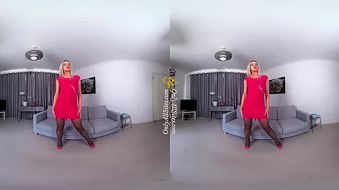 Lydia Jane - Fantastic Legs - Blonde Panties Bra Nylons