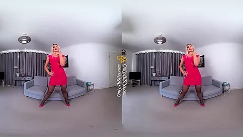 Lydia Jane - Fantastic Legs - Blonde Panties Bra Nylons