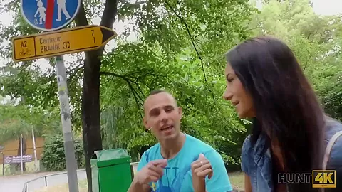 HUNT4K. Slut covered in jizz after nice sex for money with rich man