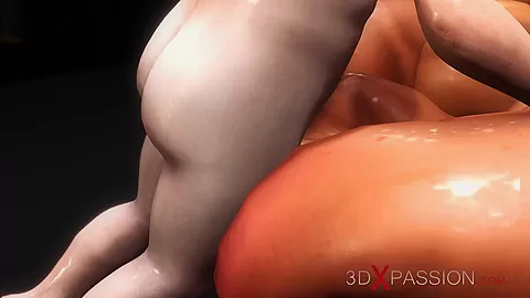 Doctor midget fucks hard a sexy cuffed ballgagged brunette in the lab