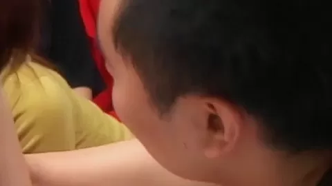 Weird Japanese game show blowjob with oscillating fan