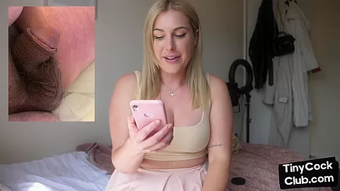 Femdom amateur SPH babe talking dirty about small cocks