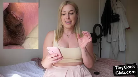 Femdom amateur SPH babe talking dirty about small cocks