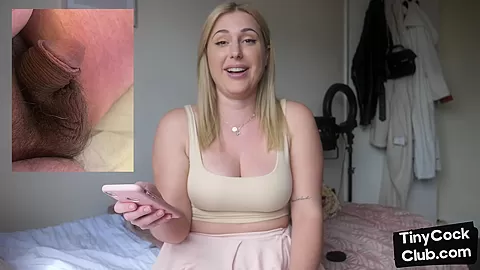 Femdom amateur SPH babe talking dirty about small cocks