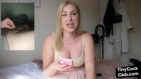 Femdom amateur SPH babe talking dirty about small cocks