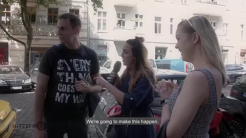 HITZEFREI German blonde teen 18+ fucks a stranger