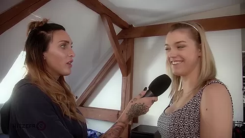 HITZEFREI German blonde teen 18+ fucks a stranger