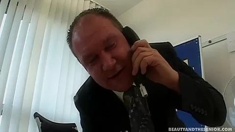 Brunette teen 18+ gets fucked by an old dude