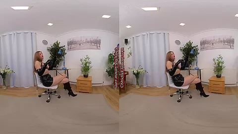 Cum Tribute JOI - Latex, Femdom, JOI - SexLikeReal