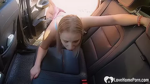 We Made A Stop During Our Roadtrip Where I Filled My Girlfriends Pussy