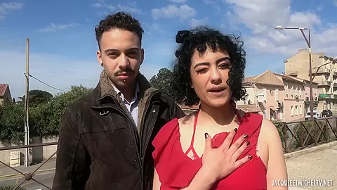 French couple, Azylis and Aaron, do it hard