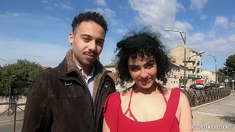 French couple, Azylis and Aaron, do it hard