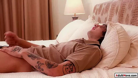 Guy anal fucks petite blonde 19yo tattooed teen 18+ babysitter