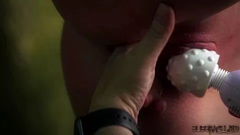 Bondage and BDSM teen 18+ punished and fucked outdoors