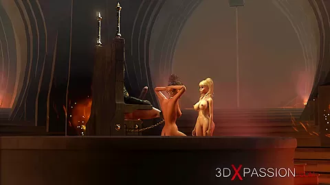 Rough anal sex in the dungeon with a hot sexy college girl blonde