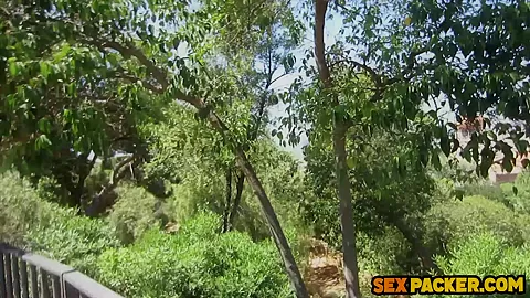 Blonde babe bj and anal outdoor in barcelona with facial cumshot