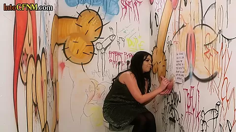 CFNM gloryhole BJ and HJ by amateur sluts in dress n heels