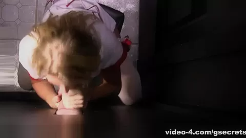 Avonna's First Glory Hole Video POV Camera, Scene #01