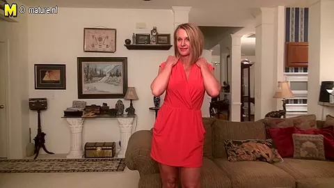 Horny American Step mom Playing With Her Wet Pussy - MatureNL