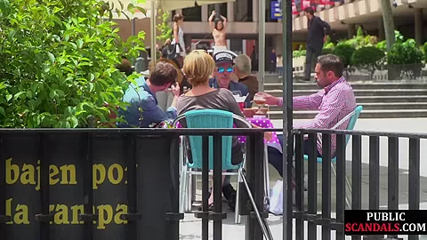 BDSM naked babe public whipped and exposed outdoor