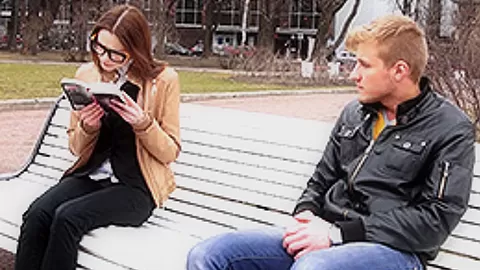 Edward & Dila in Eager Nerdy Chick Gets Nailed - CasualTeenSex