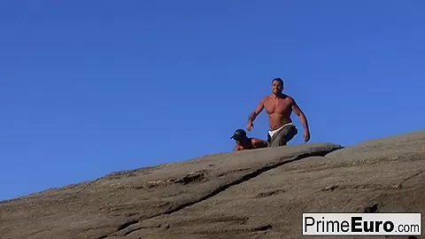 Vayana Takes Two Hard Cocks By The Ocean - PrimeEuro