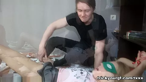 Chloe & Brian & Ralph in Fucked In A Mask And Without It - TrickYourGF