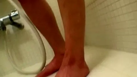 Naughty Japanese with perfect tits in shower bath
