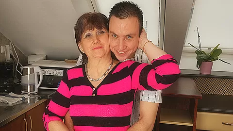 Horny Mature Housewife Fucks And Sucks Her Toyboy - MatureNL