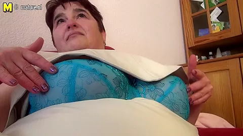 Big Breasted German Housewife Playing With Herself - MatureNL