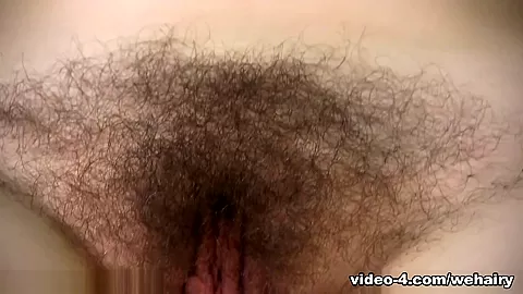 Ava Rae strips and strokes her nice hairy bush
