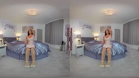 Kay - Big Tits Brunette Solo Striptease - SexLikeReal