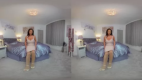 Kay - Big Tits Brunette Solo Striptease - SexLikeReal