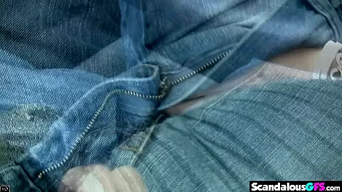 Hot Couple Fashing tits and cock in car