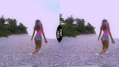 Life's A Beach #2 - Beautiful Amateur Striptease