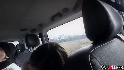 teen 18+ friends get fucked at their road trip