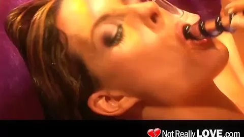 Ass toying lesbians get wet and wild