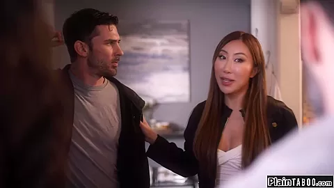 Asian catches bf cheating and cheats back by getting fucked