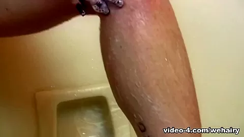 Mona Jones Takes A Hot Shower And Lathers Whole Body
