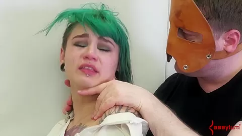 Humiliated assylum teen 18+ gets ass pumped